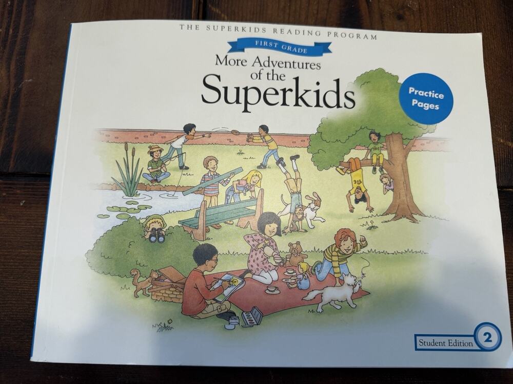 The Superkids Reading Program First Grade Student Workbook homeschooling summer